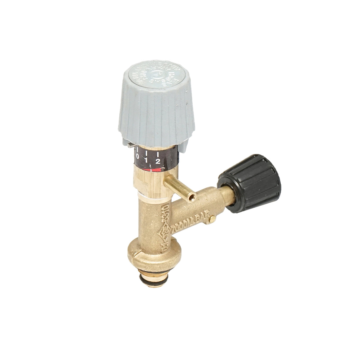 Gas regulator tap for mechanical cannon with explosion to scare birds