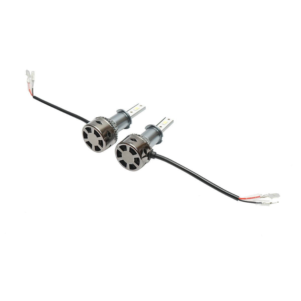 Set of 2 H3 LED car bulbs, 27W, 12V cold white light