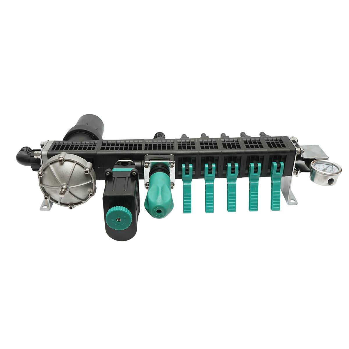 Herbicide distributor with 5 horsepower, filter, electric valve and glycerin manometer 25 bar