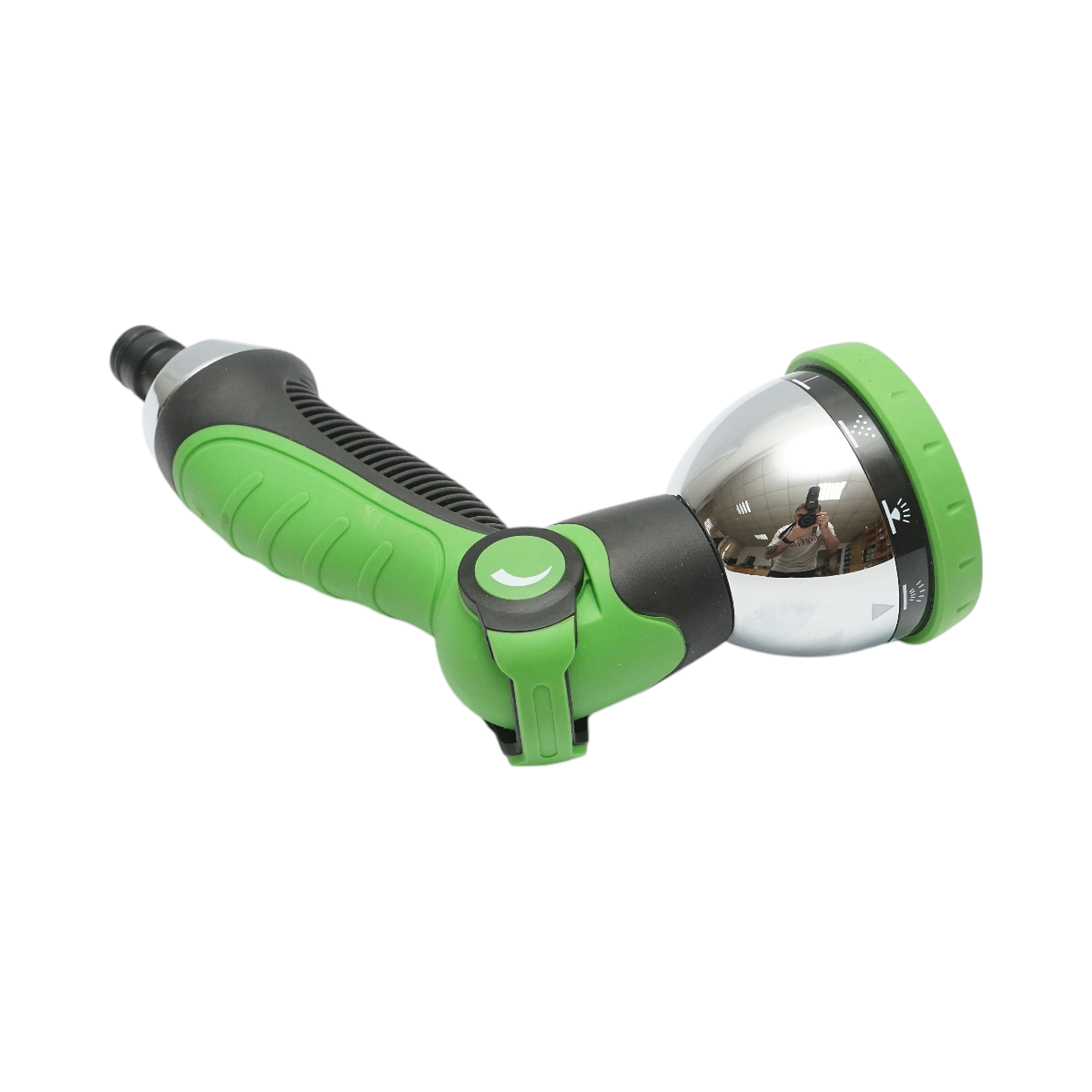 Garden shower type spray gun, adjustable 10 modes, quick coupling 1/2