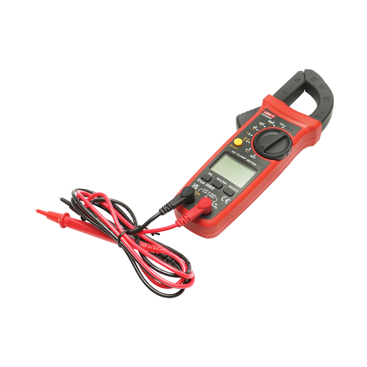 Digital clamp meter, ammeter clamp with 9 functions UT202R, 400A/600A, UNI-T