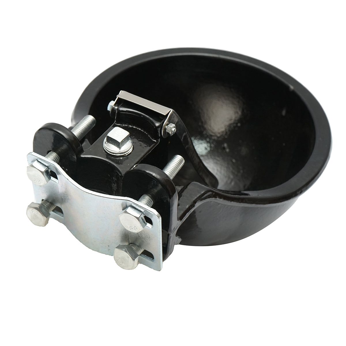 Cast iron water trough with stainless steel tongue and mounting accessories 1.5L Breckner Germany