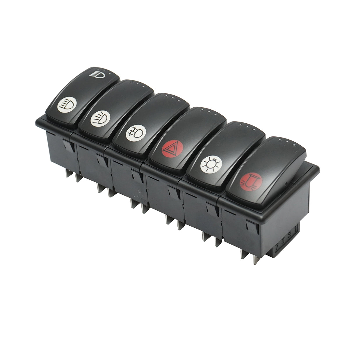 Control panel, 7-button universal switch