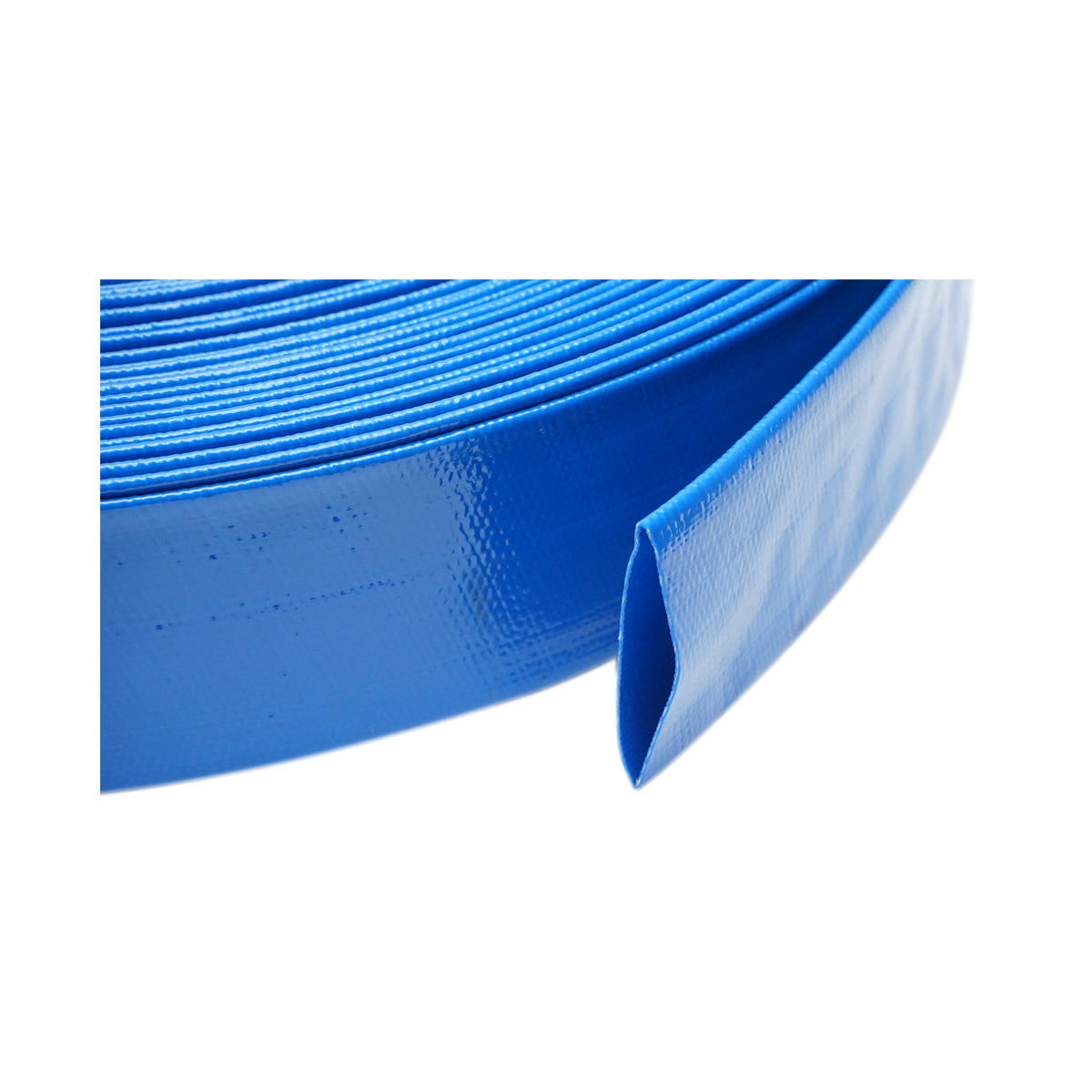 Flat water hose for irrigation made of PVC 2 toll length 100m, PN4 Breckner Germany