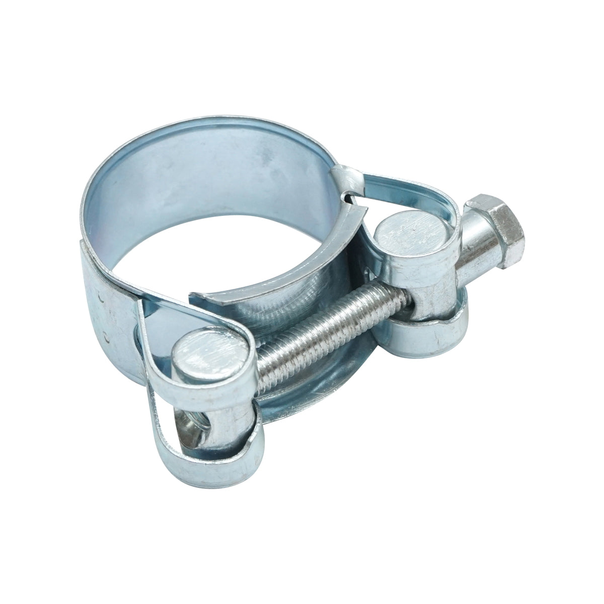 Force collar, galvanized metal clamp with screw W1 for hoses 36-39mm Breckner Germany