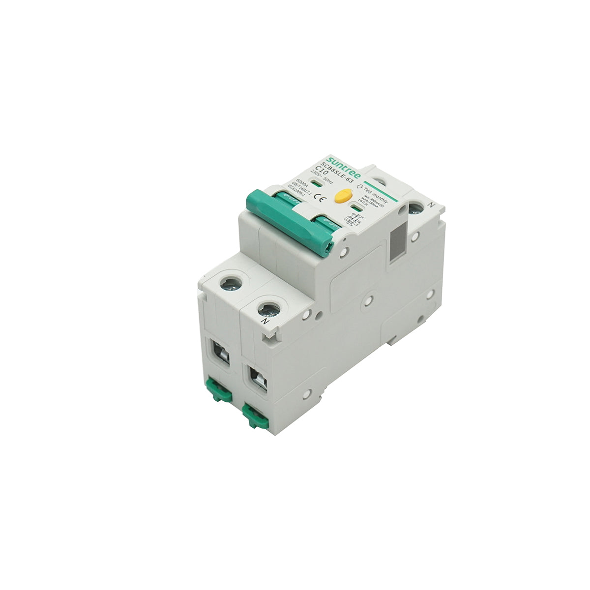 Automatic circuit breaker 1+N, 10A 400VAC Suntree