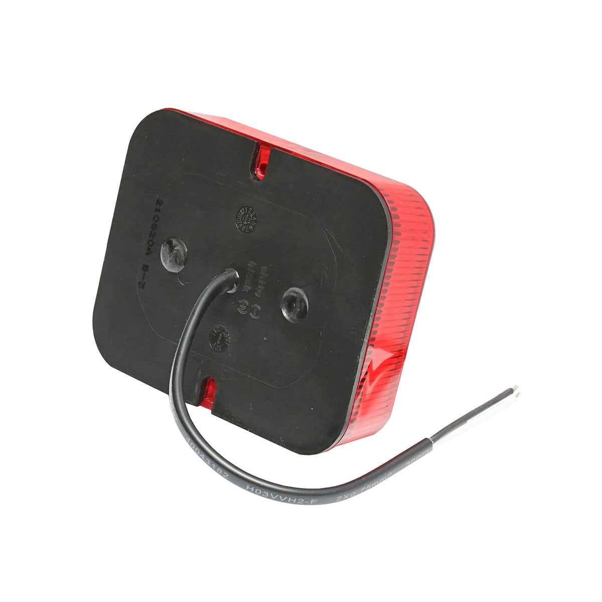 Red fog lamp with LED E-mark 101x81x29mm IP67