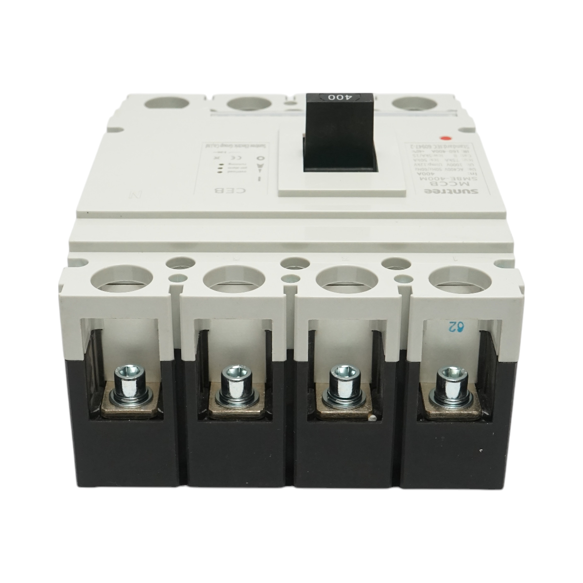 Automatic power circuit breaker MCCB 400V AC, 4P 400A, SM8E-400M Suntree