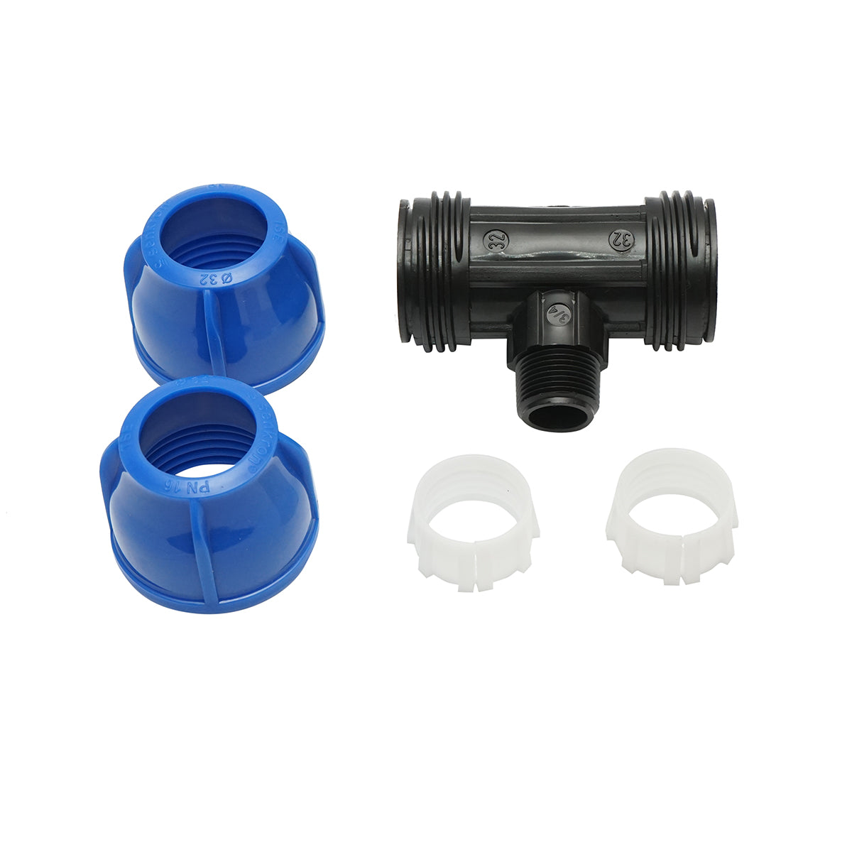 Your external threaded compression fitting father 90 degree D32x32mmx3/4, PN16 bar for irrigation systems