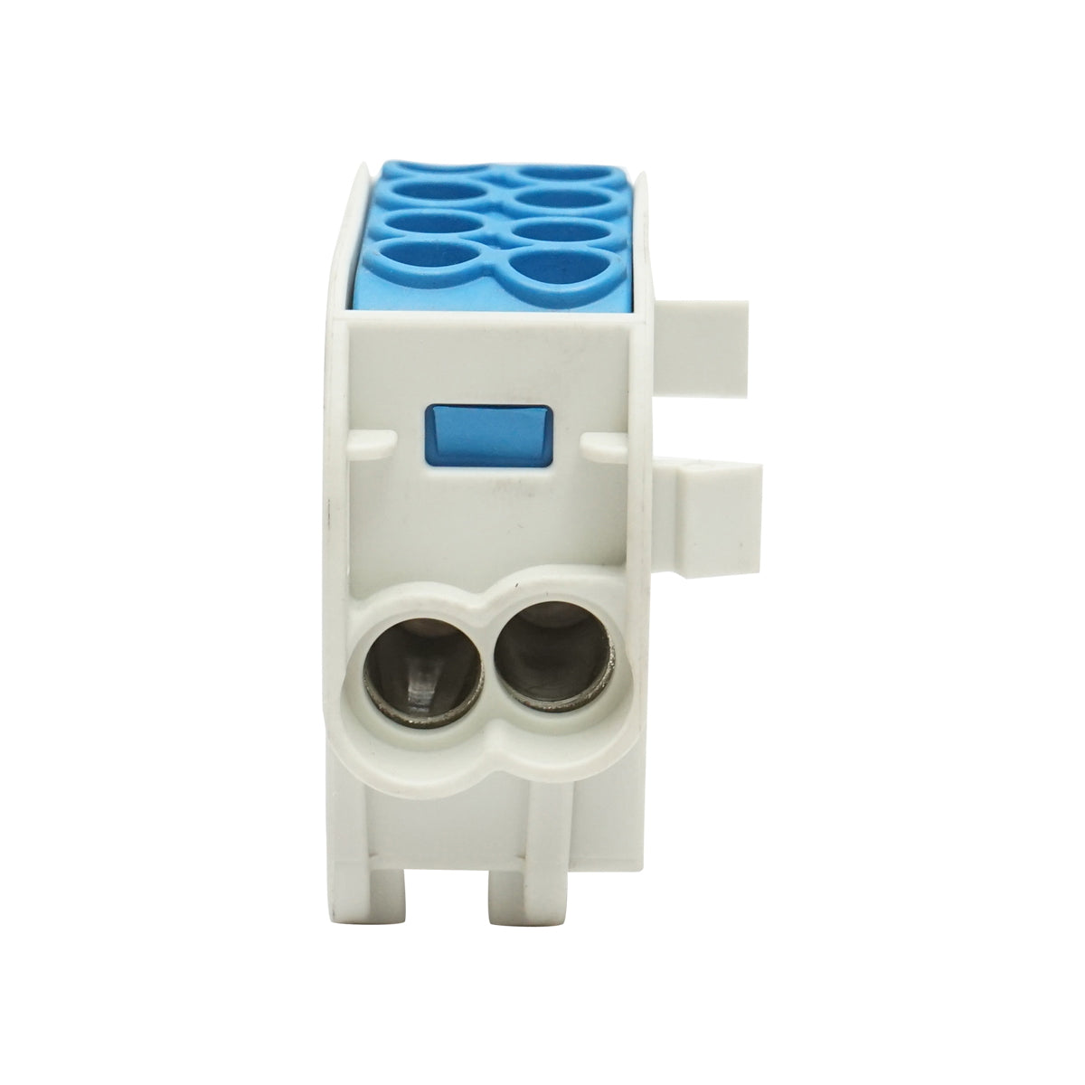 Derivation clamp, 1P, isolated blue 25mm2, 380VAC