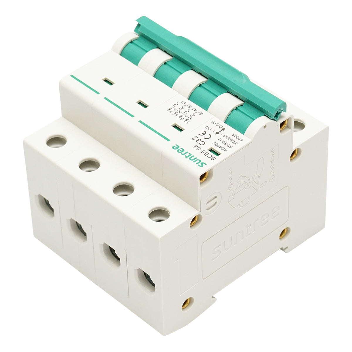 Automatic circuit breaker 4P, 32A, 400VAC Suntree