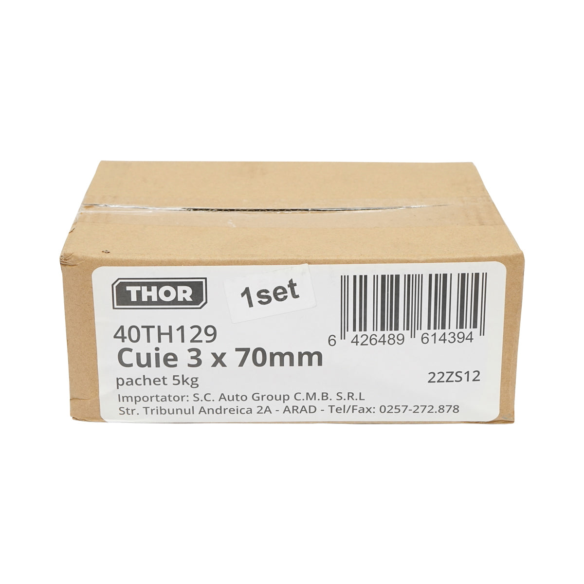 Construction nails 3x70mm pack 5Kg