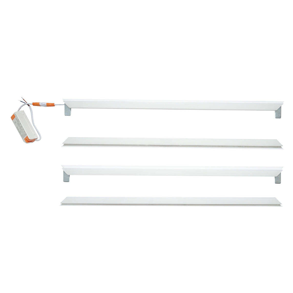 Slim LED panel 48W, 220V, 595x595x7mm for suspended ceiling Breckner Germany