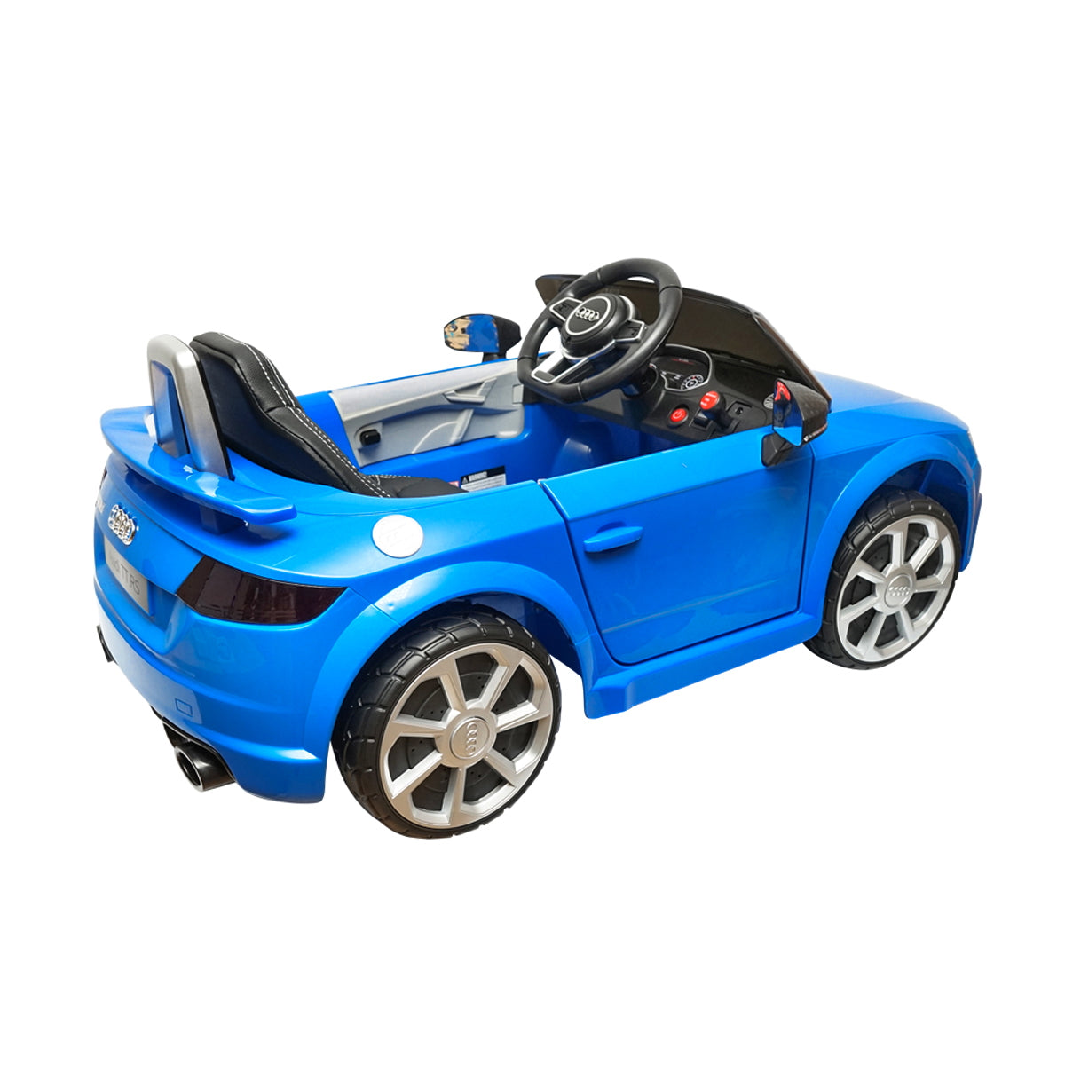 Electric car with 6V/4Ah battery and remote control for children Audi TT JE1198 blue