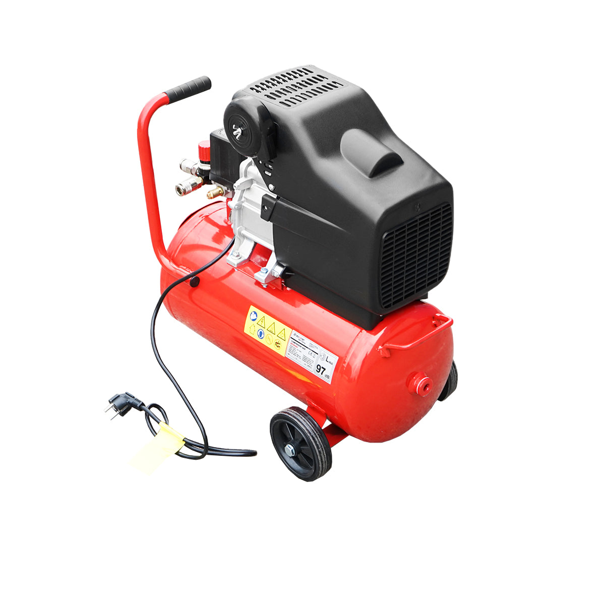 24L air compressor power 1.5kW/2HP maximum pressure 8 Bar, air intake volume 184L Breckner Germany