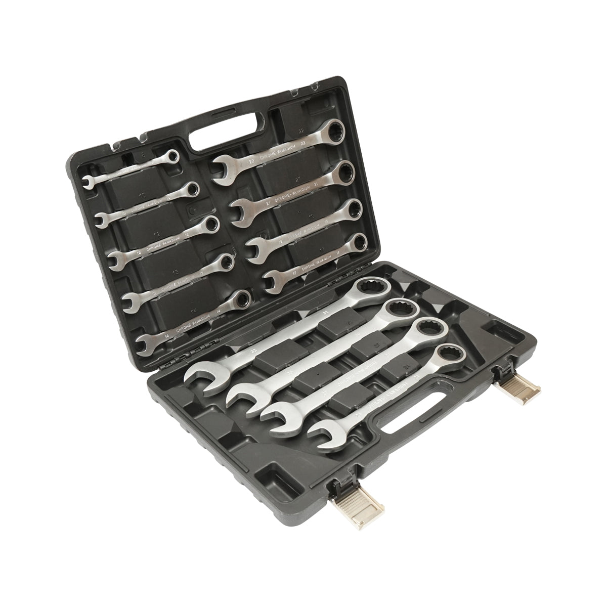 Set of 13 combination keys with ratchet Breckner Germany