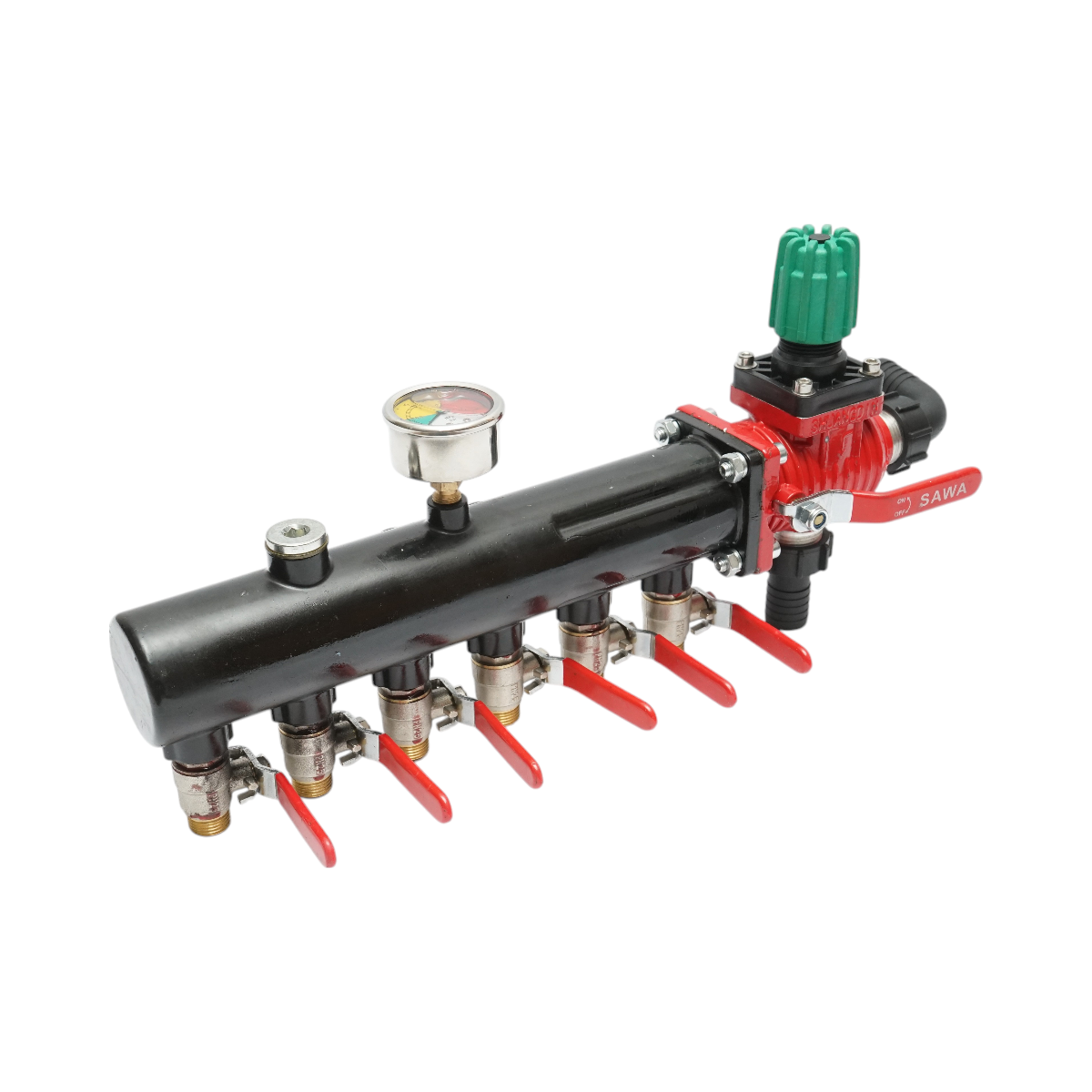 Metal herbicide distributor with 6 horsepower, glycerin manometer 25 bar