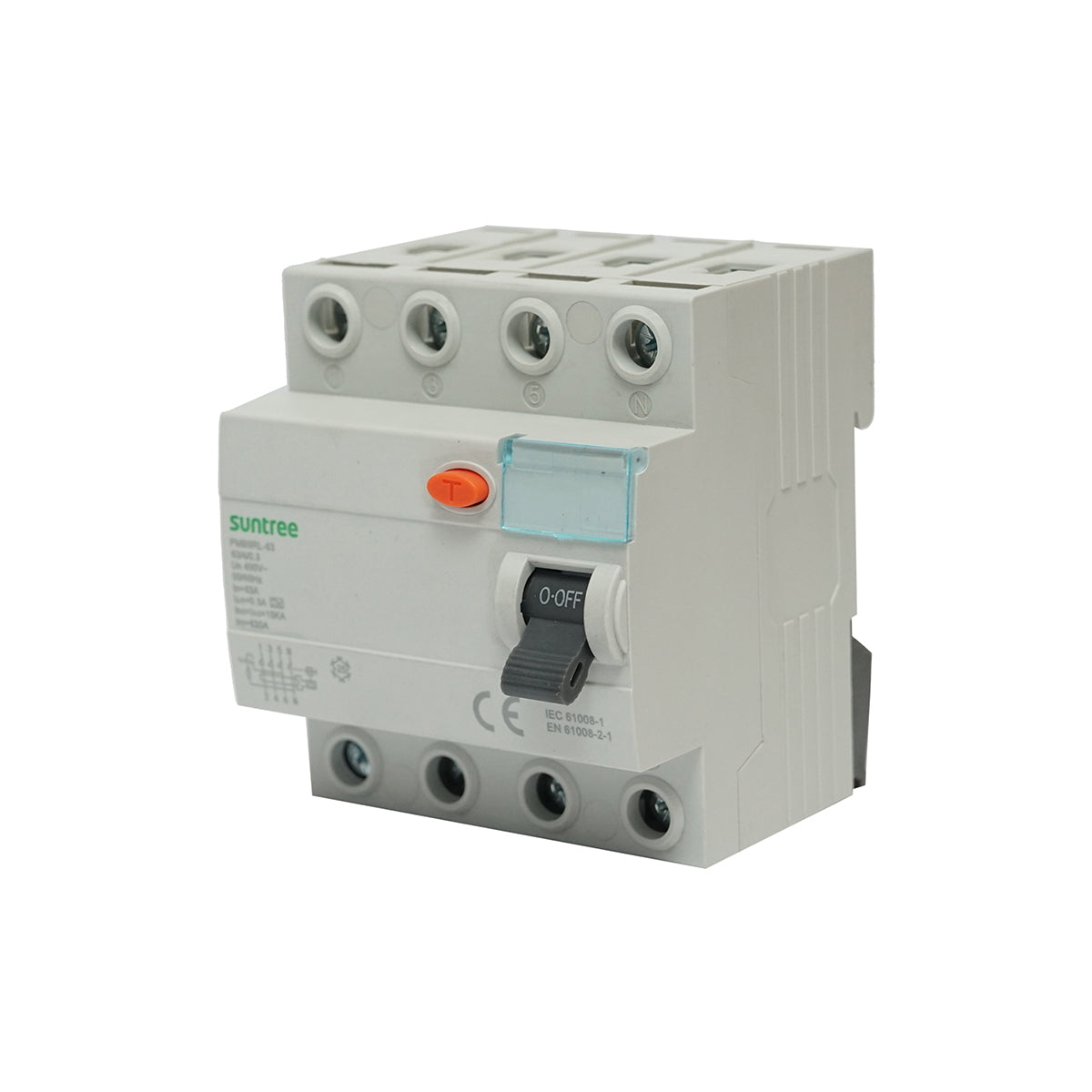Automatic differential switch 4P 63A 30mA 6kA, type A Suntree