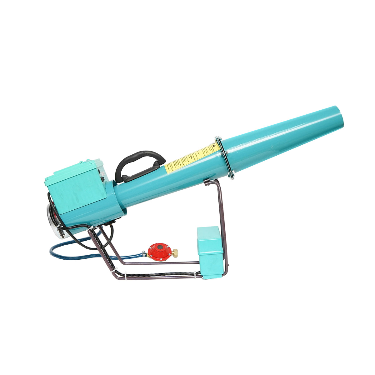 Electric bat on battery with 220V socket charger, gas explosion to scare birds Breckner Germany