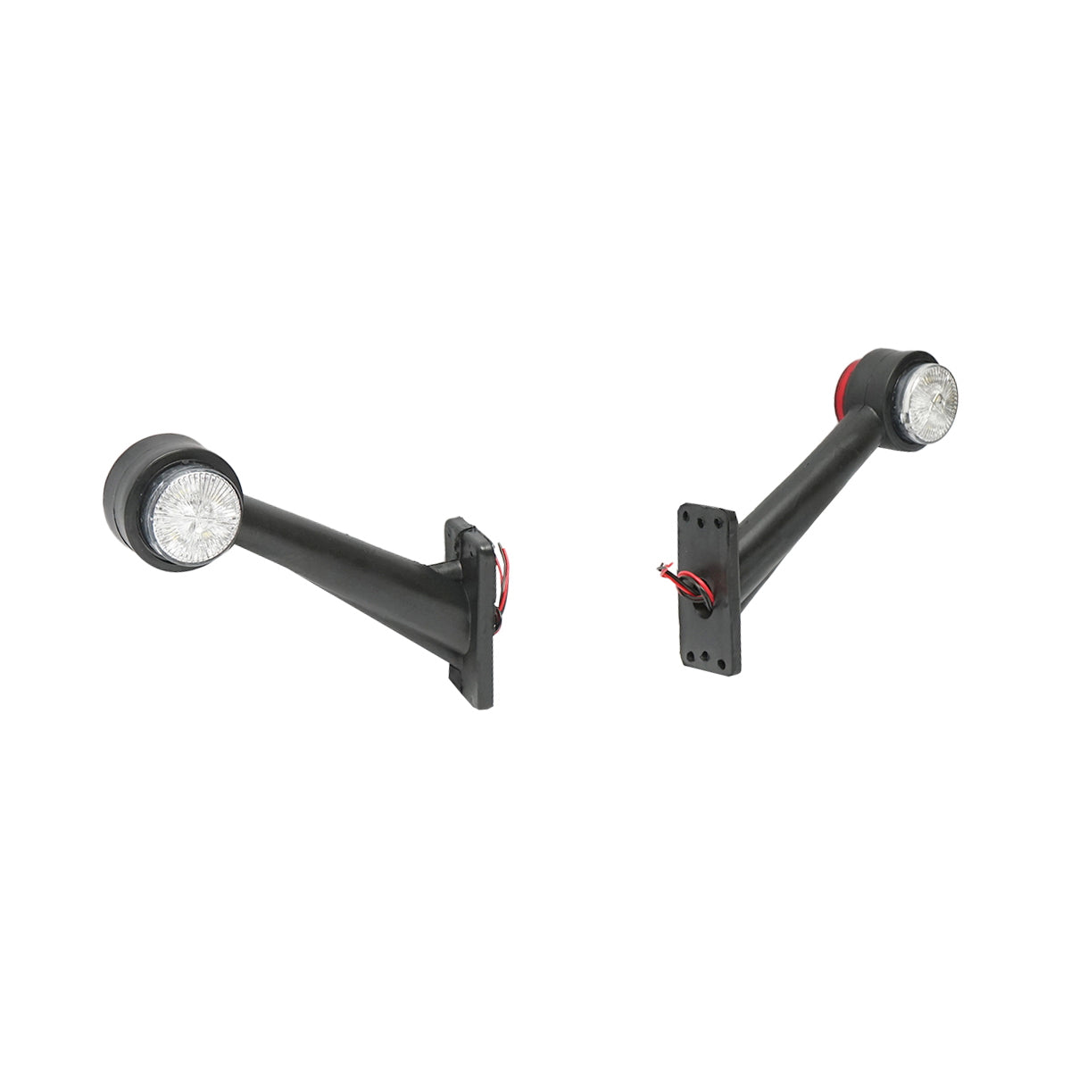 Side marker lights with LED 12/24V, red-white Breckner Germany