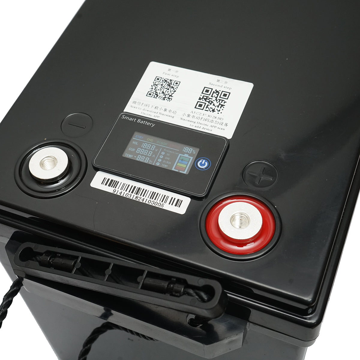 Li-ion LifePo4 Battery 12.8V, 230Ah (deep cycle) with BMS, LCD display and temperature protection Breckner Germany