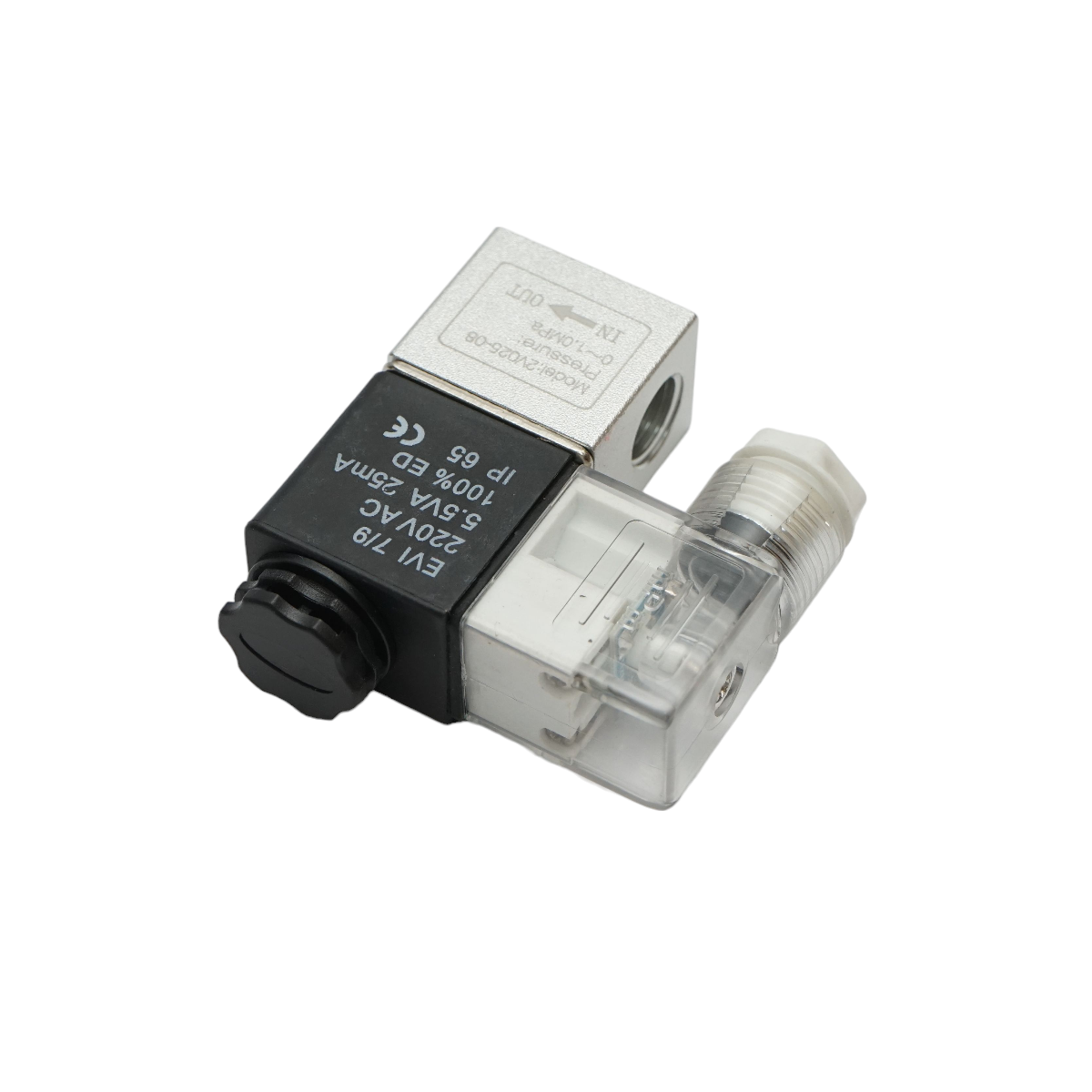Pneumatic solenoid valve 1 circuit 1/4, DC24V, AC220V IP65
