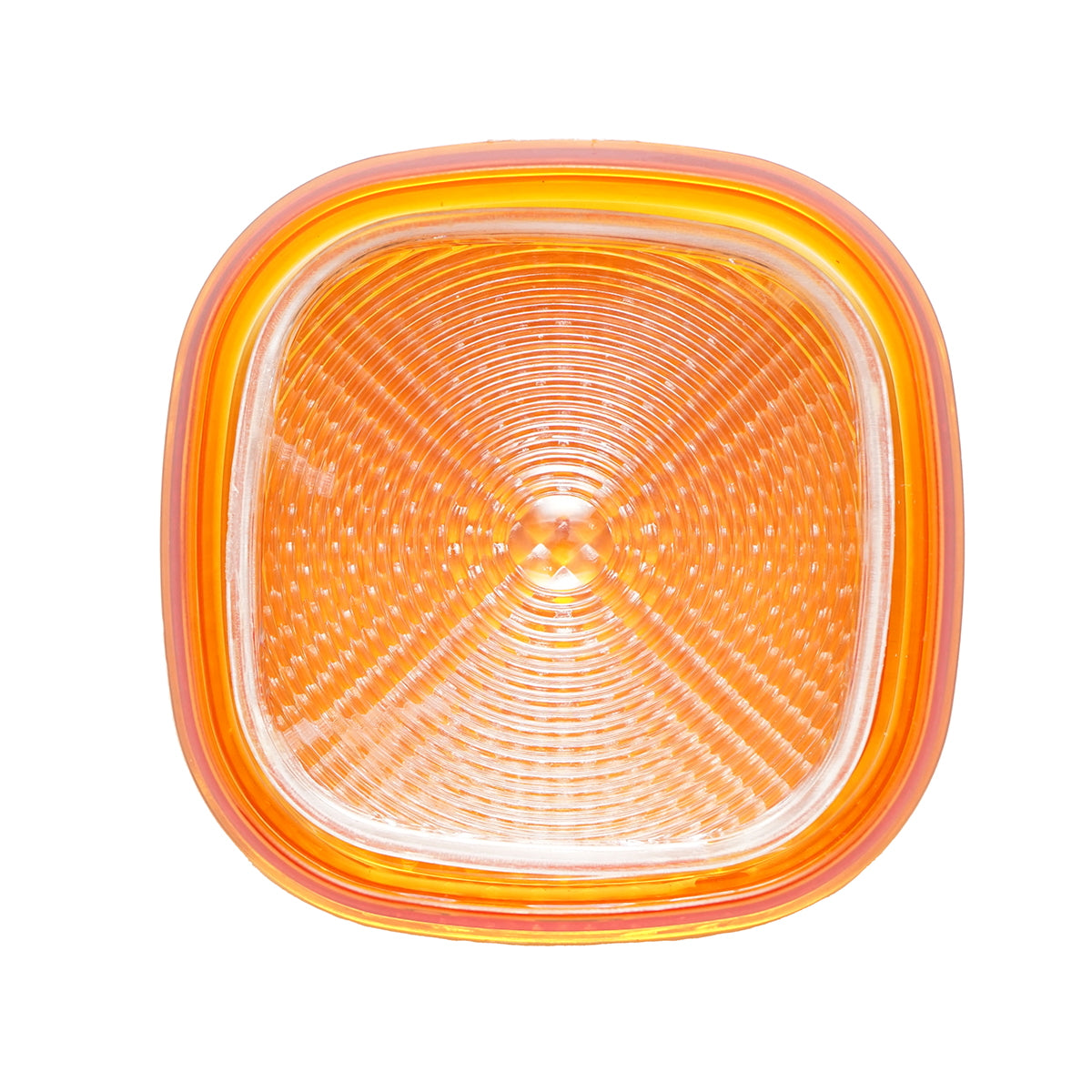 Yellow stop lamp disperser JCB 3CX, 4CX, front loaders, telehandlers OEM code 700/50073