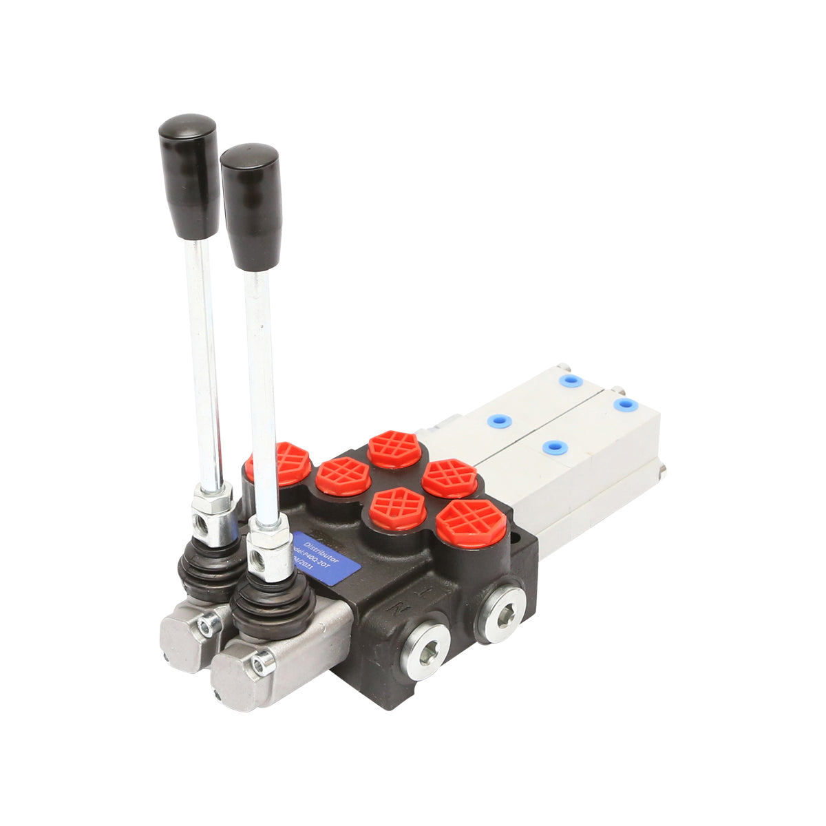 Hydraulic distributor P40 pneumatic with 2 ways Breckner Germany