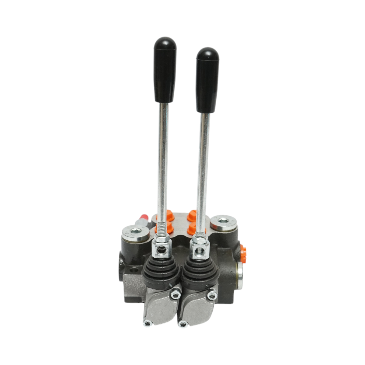 Hydraulic distributor with 2 levers, cable length 2m pressure 250 bar flow 40L/min Breckner Germany