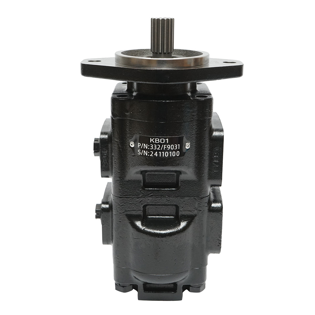 Triple hydraulic pump with valve 37/33CC for loader, Manitou JCB OEM code 332/F9031, 20/925581, 333/G5391, 7049532007