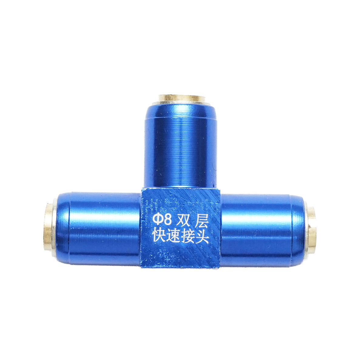 Quick connector T copper 8