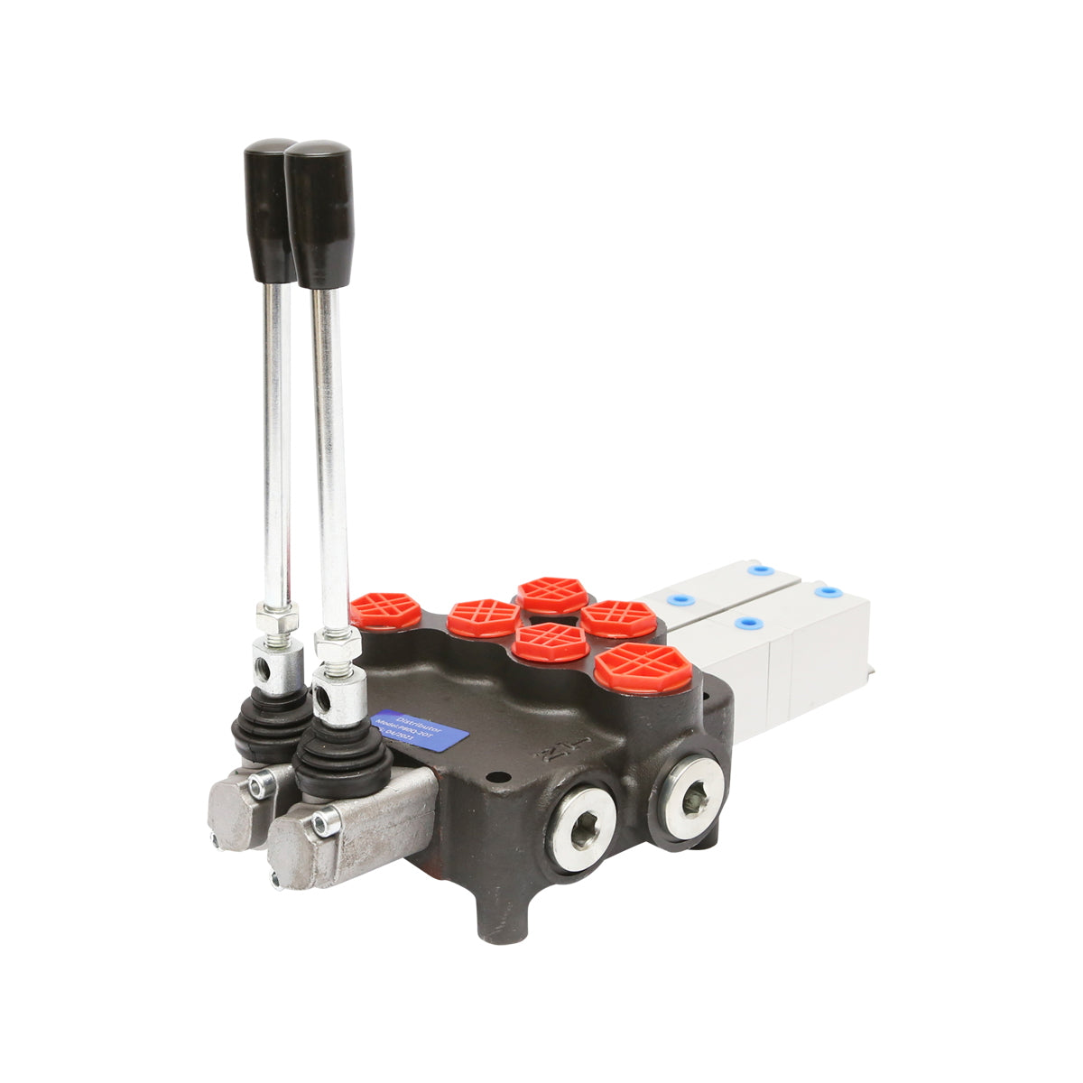 Hydraulic distributor P80 pneumatic with 2 ways Breckner Germany