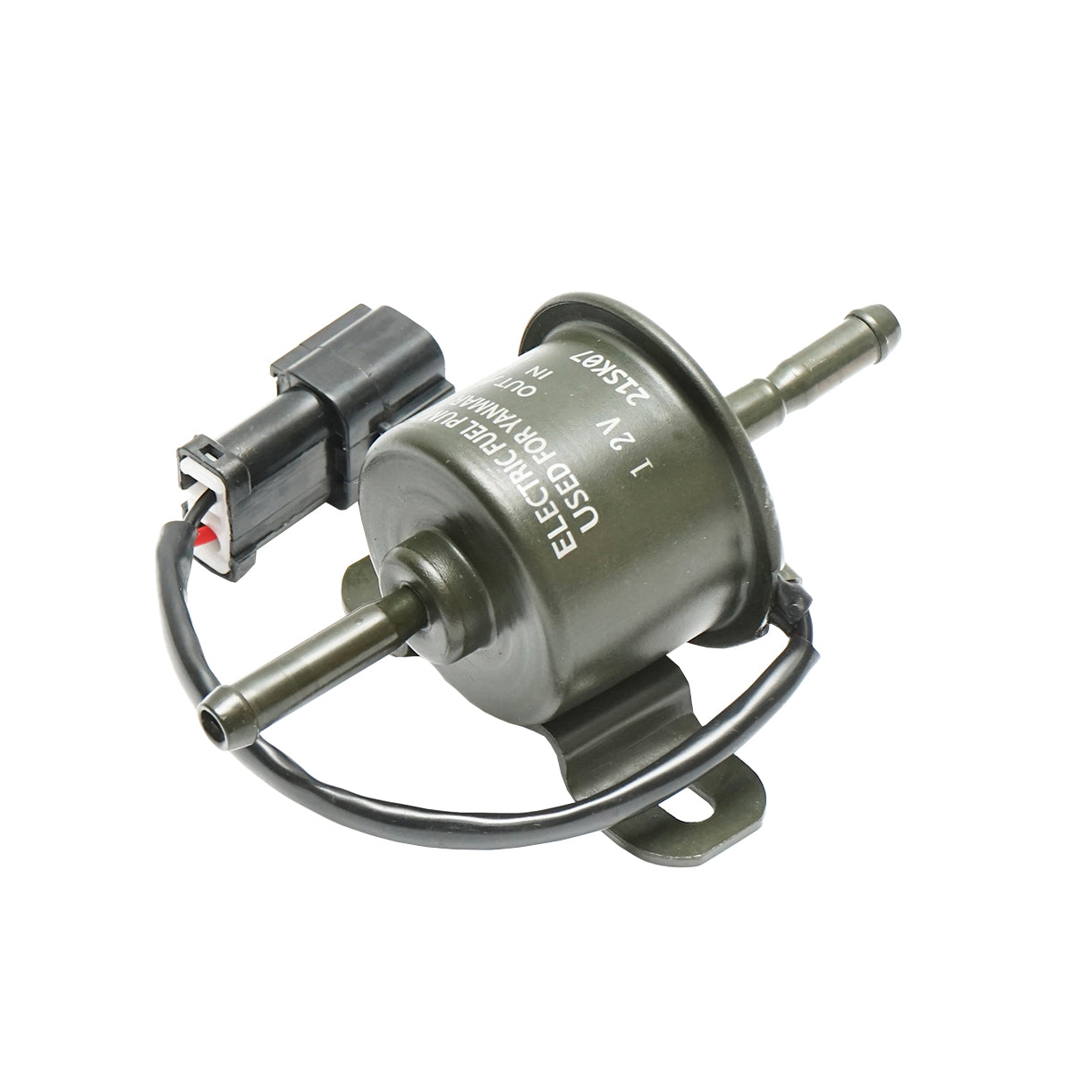 Universal electric fuel pump 12V, L=130mm, dia 8mm for diesel/petrol OEM YK-3104