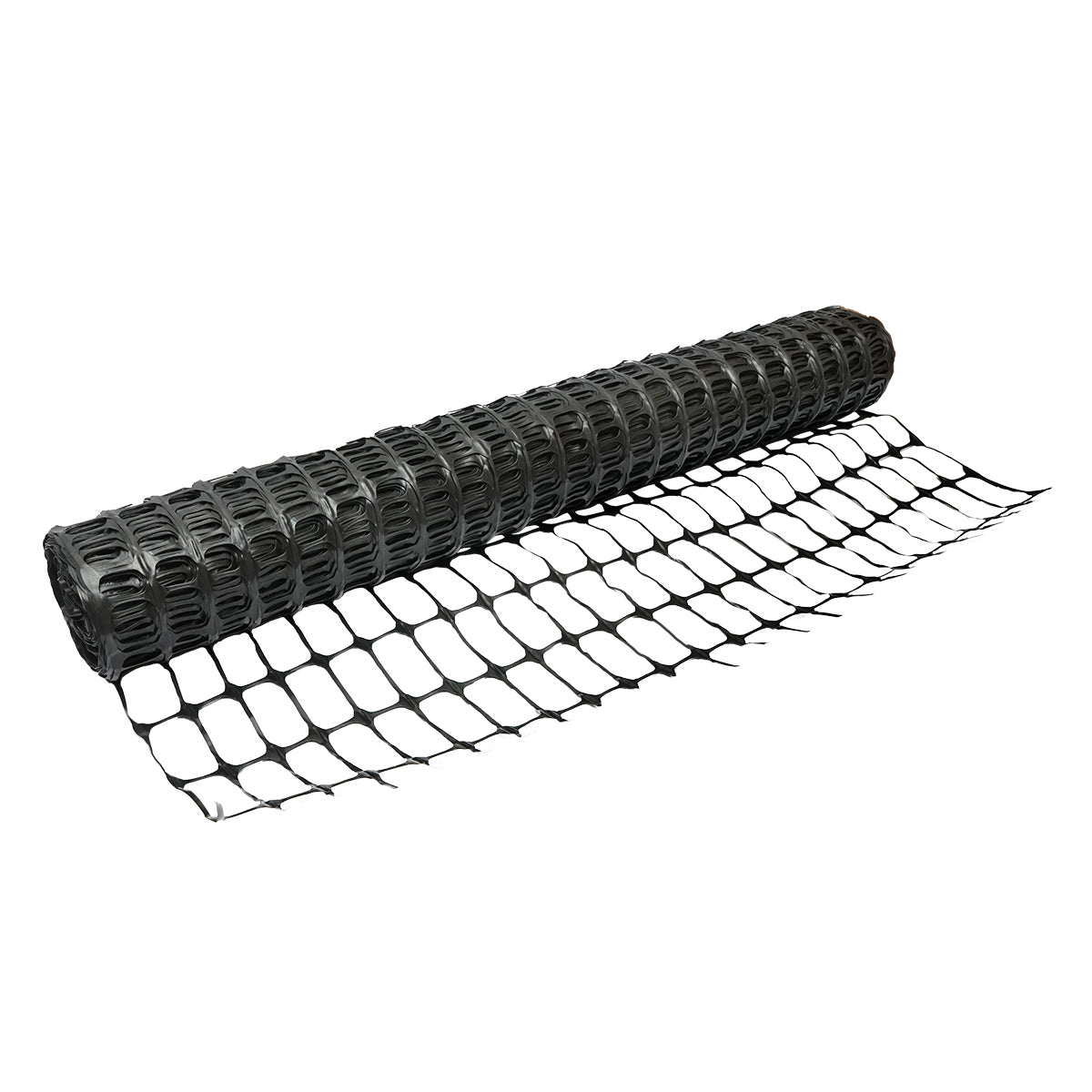 Boundary fence mesh 1mx50m with eyes 70x40mm, 110g/m black