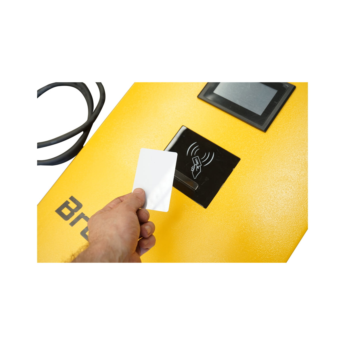 380V charging station, Type 2, 5M, AC 22KW with 2 connectors, wall-mounted
