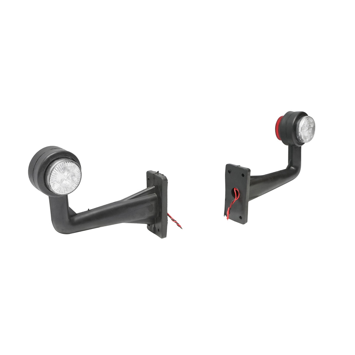 Side marker lights with LED 12/24V, red-white Breckner Germany