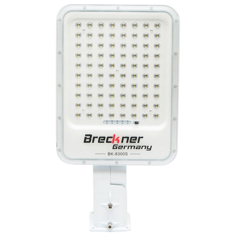30W LED projector with solar panel and 3.2V/40Ah battery and articulated support Breckner Germany