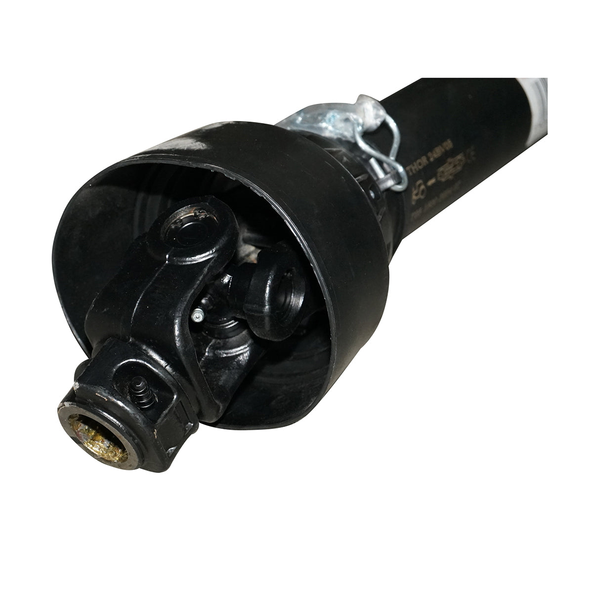 Cardan 1500 mm T5 with clutch made of 2 cross discs 30.2x80 (triangular pipe) 1 3/8 Z=6