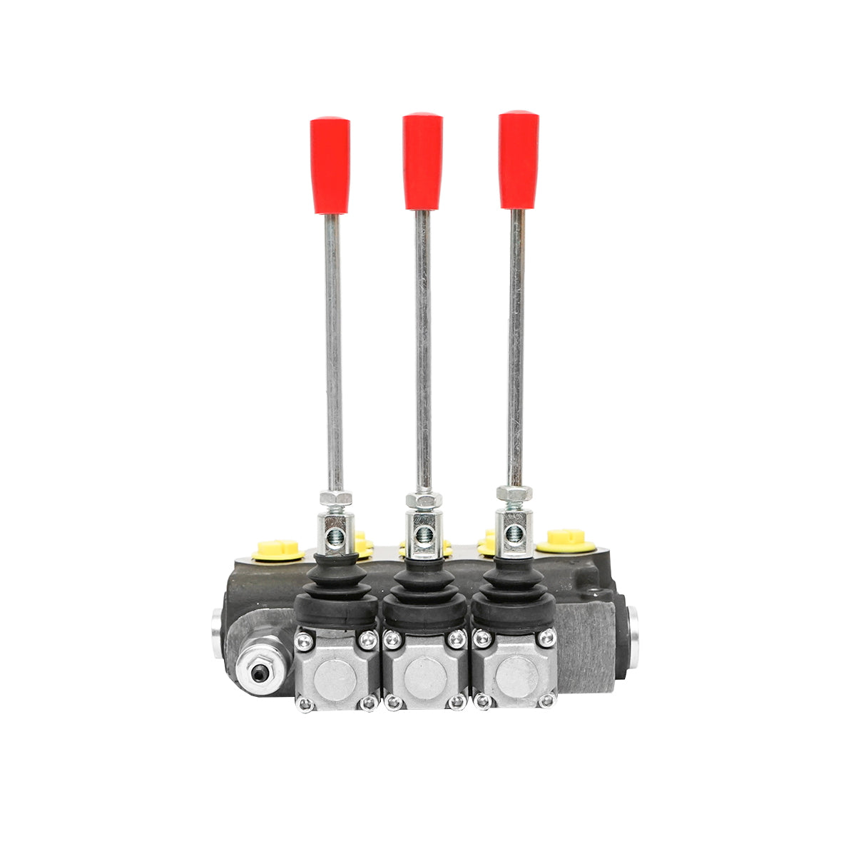 Hydraulic distributor with 3 levers safety valve SD11 flow 80L/min lever and reduction -15 /+80 Breckner Germany