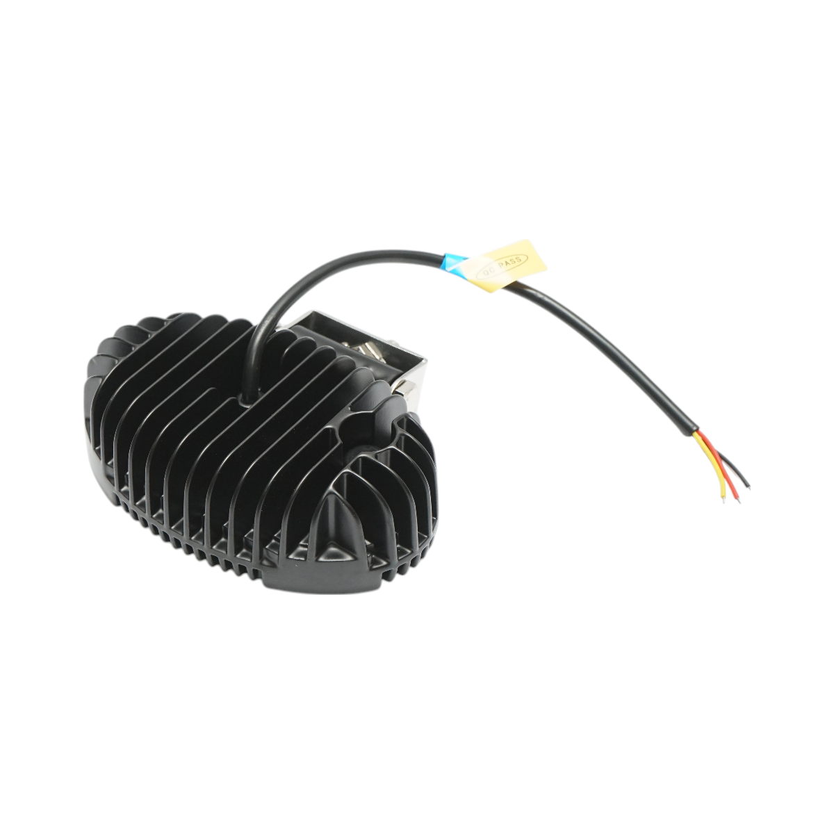 Oval LED projector with DRL 9-80V, 24W, white-yellow, aluminum housing IP67 Breckner Germany