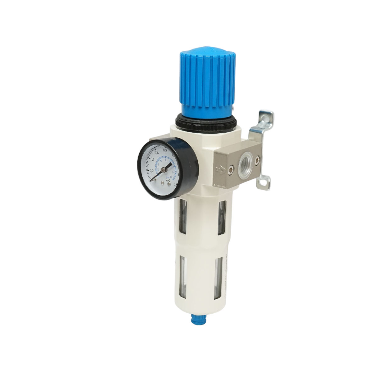 Air filter with pressure regulator max. 1.6 MPa, connection 1/2