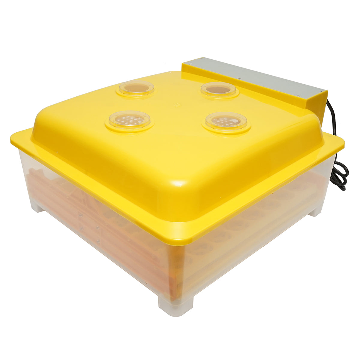 Automatic incubator 48 eggs 80W, 12V-220V, automatic rotation, temperature control, humidity, electronic display