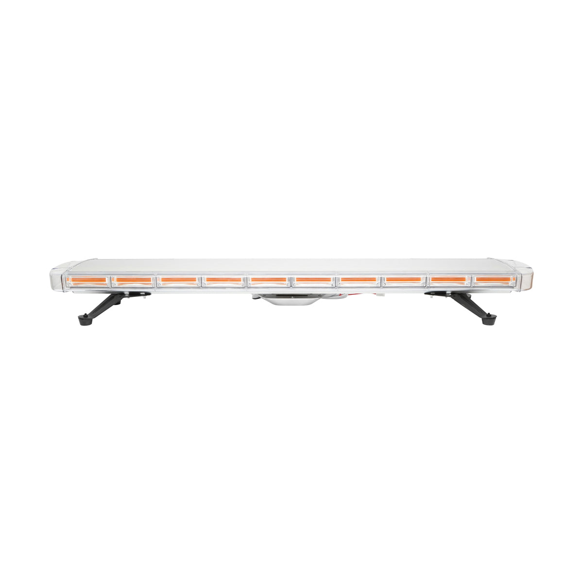 12V light bar with 22 yellow light modules and integrated sound 1180x210x68mm Breckner Germany