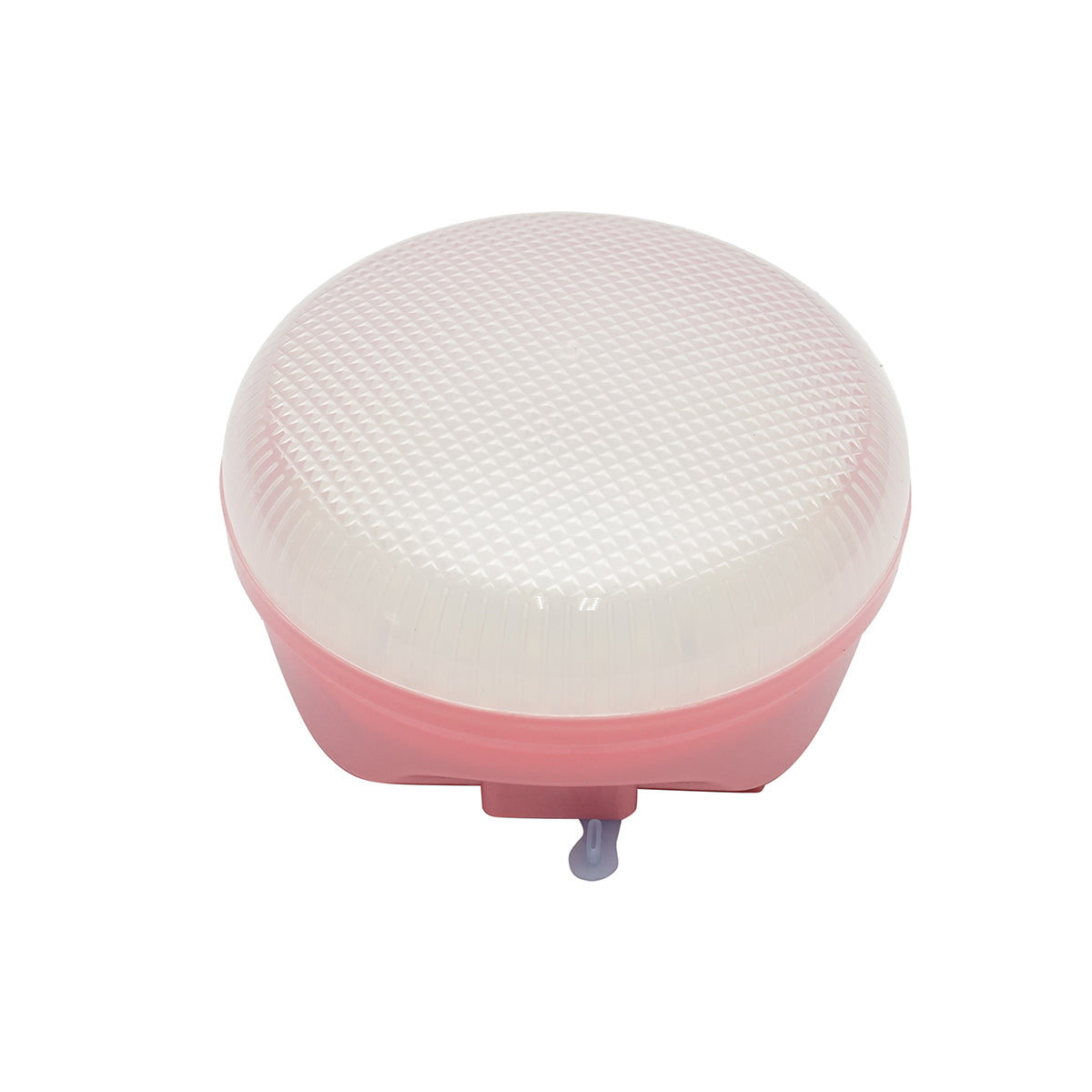 200W LED lamp with solar panel and 2400mA battery, pink