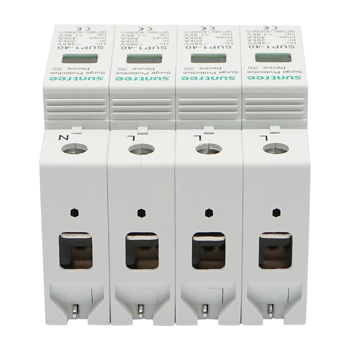 Surge arrester with signaling 4P ACSPD 380VDC, 2040KA Suntree