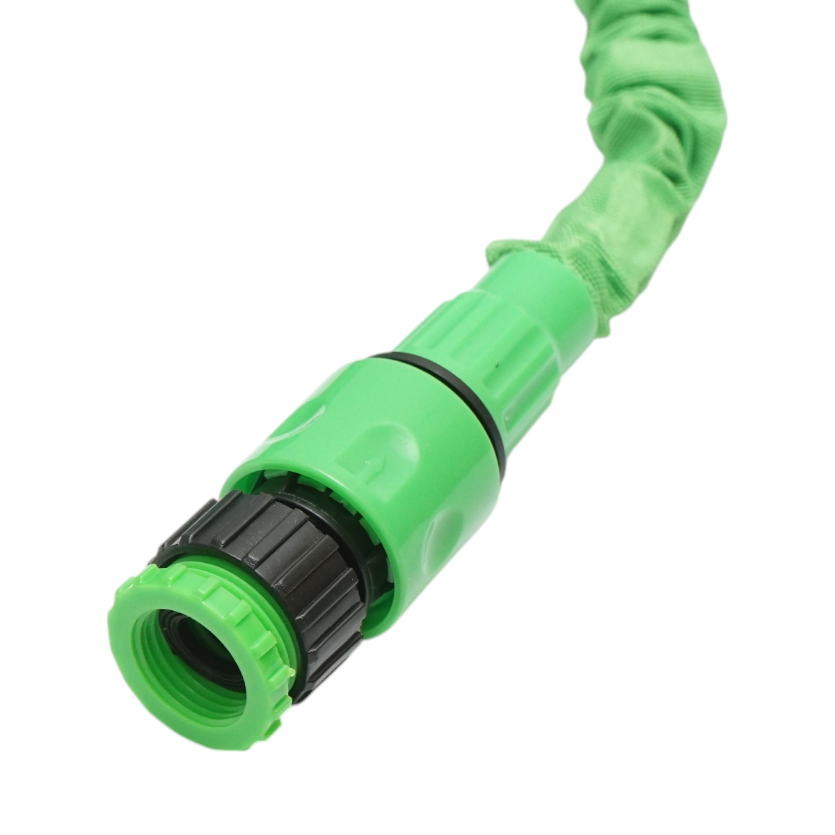 Expandable latex garden hose 5-15m with adjustable pistol 7 modes, 3/4 adapter, quick connector 1/2