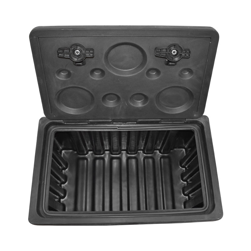 Tool box without support, made of black plastic 460x580x800 mm