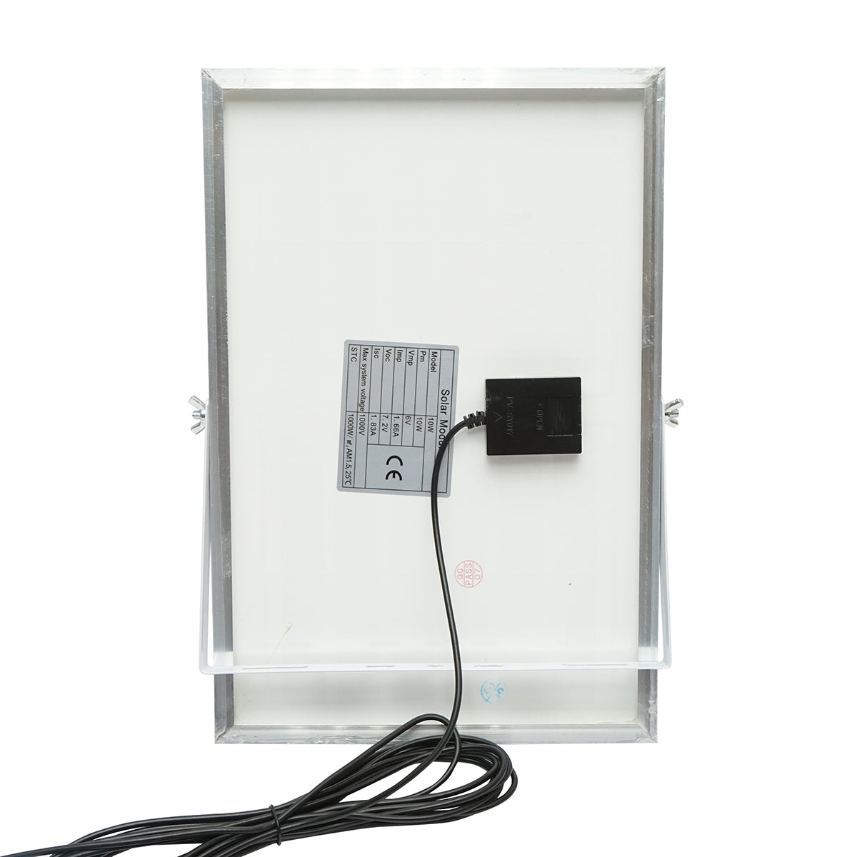 60W LED projector with 10W solar panel, 6000mAh battery, and remote control IP66 Breckner Germany