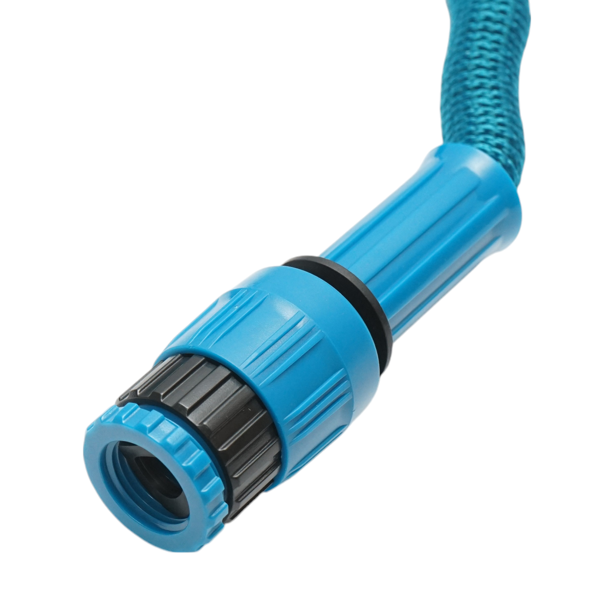 Expandable garden hose 2.5-7.5m with adjustable nozzle 7 modes, 3/4 adapter, quick coupling 1/2
