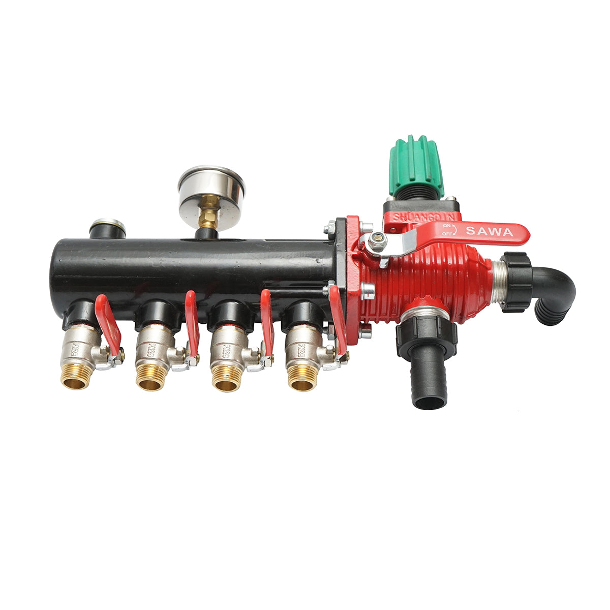 Metal herbicide distributor with 4 horsepower, glycerin manometer 25 bar